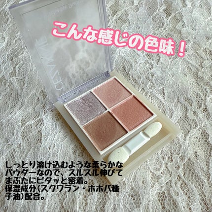 ペールトーンアイシャドウ/CEZANNE/アイシャドウを使ったクチコミ(2枚目)