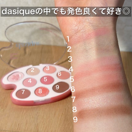 シャドウパレット/dasique/アイシャドウパレットを使ったクチコミ(3枚目)