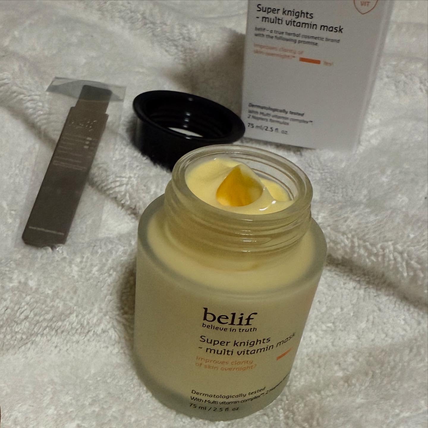 スーパーナイツ ビタミンマスク/belif/フェイスクリームを使ったクチコミ（3枚目）