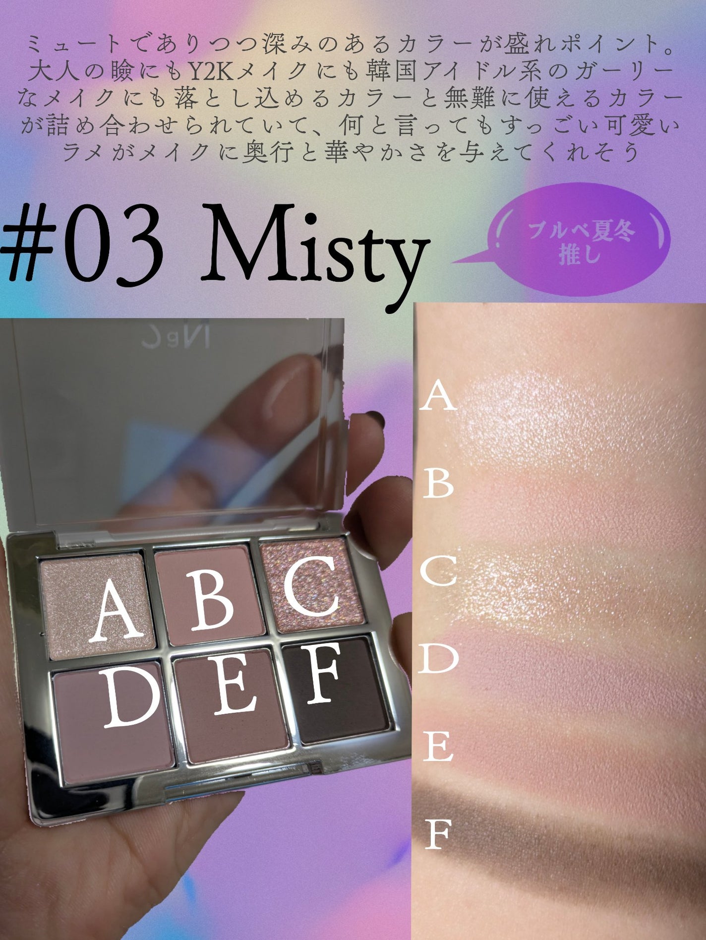 ベターミーアイパレット/2aN/マルチパレットを使ったクチコミ(3枚目)