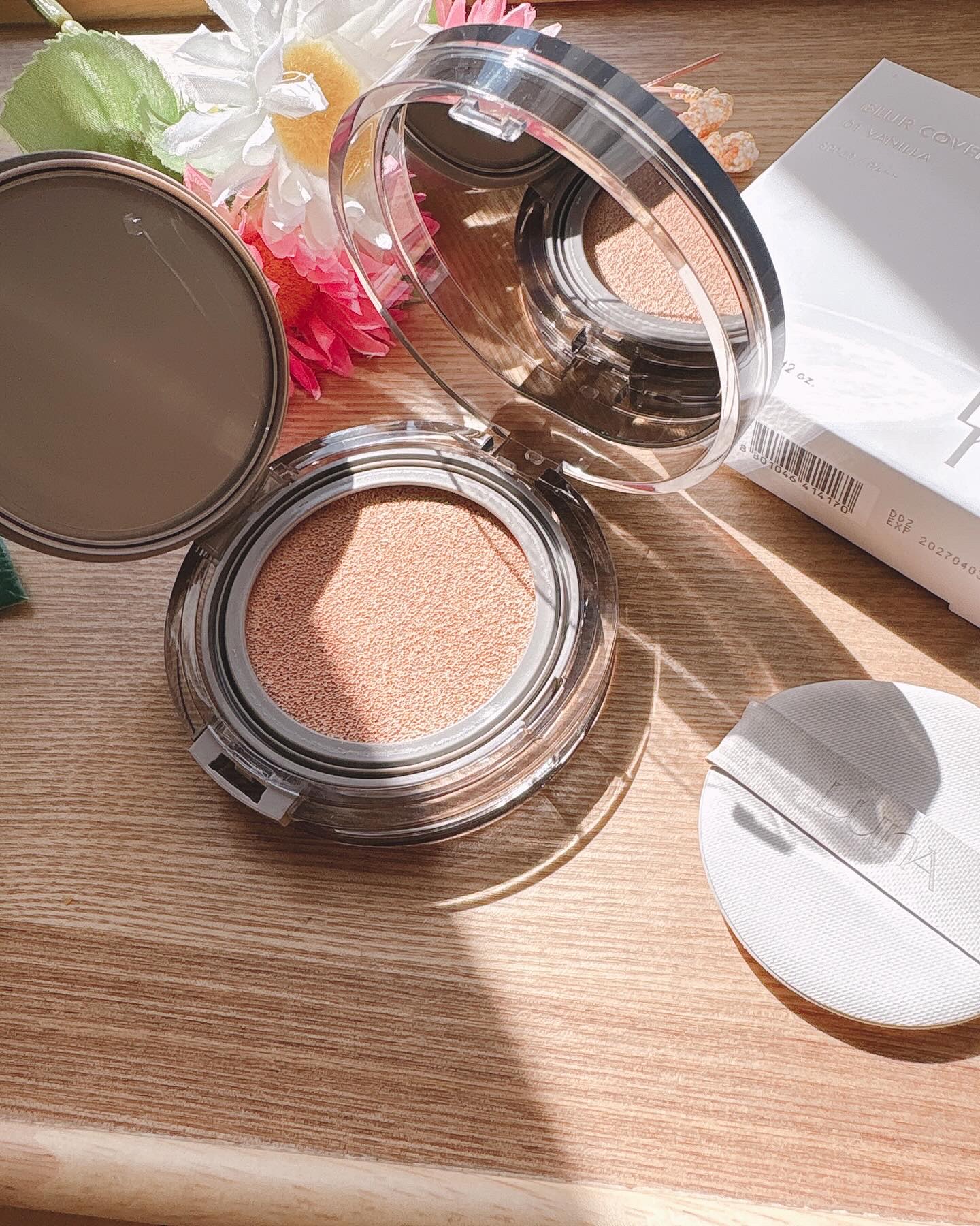 ブラーカバークッション/LUNA/クッションファンデーションを使ったクチコミ（2枚目）