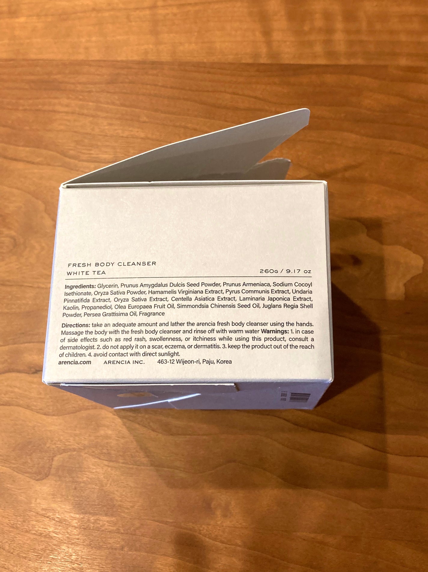 ボディークレンザー ホワイトティー/アレンシア/ボディソープを使ったクチコミ(3枚目)