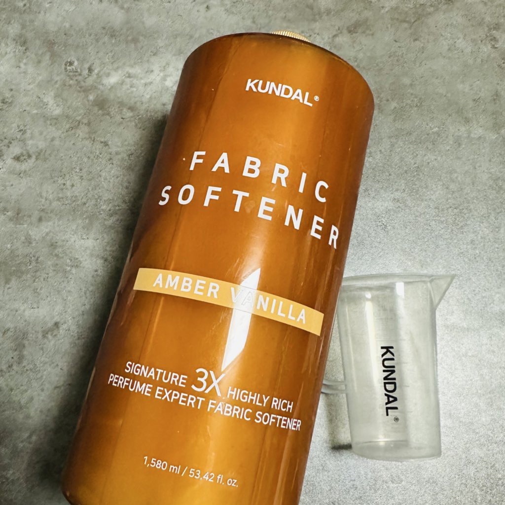 柔軟剤 24.アンバーバニラ Amber Vanilla/KUNDAL/柔軟剤を使ったクチコミ（3枚目）