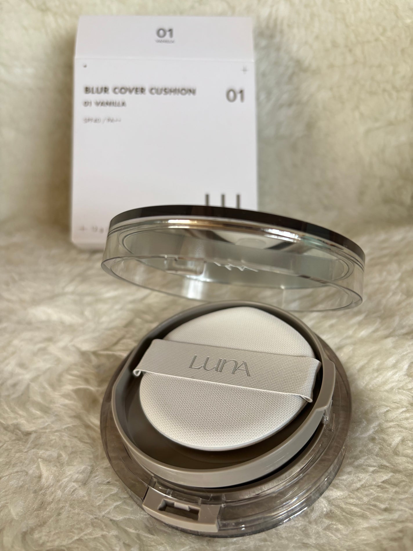 ブラーカバークッション/LUNA/クッションファンデーションを使ったクチコミ(2枚目)