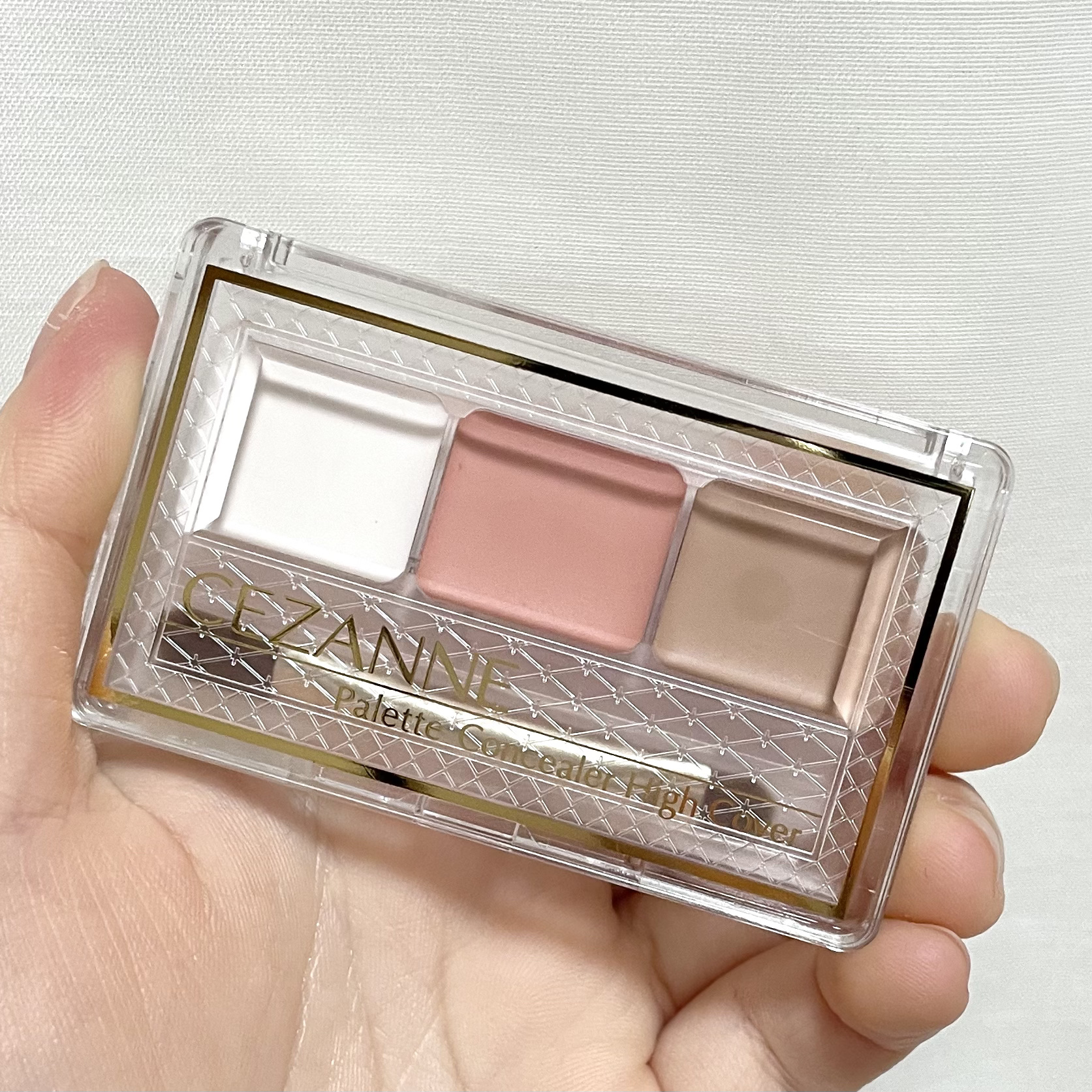 パレットコンシーラー ハイカバー 00 ライトトーン/CEZANNE/パレットコンシーラーを使ったクチコミ（2枚目）