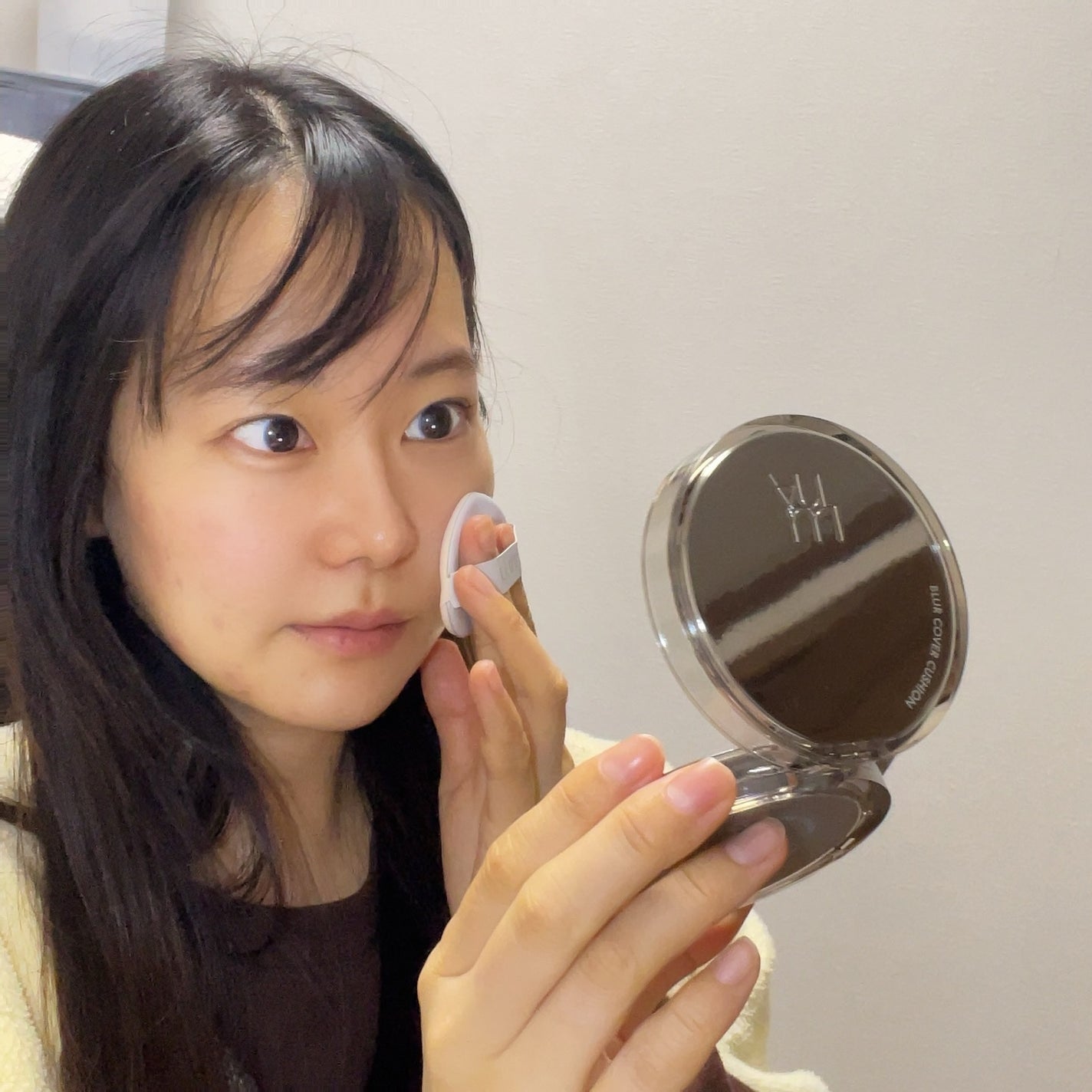 ブラーカバークッション/LUNA/クッションファンデーションを使ったクチコミ(5枚目)