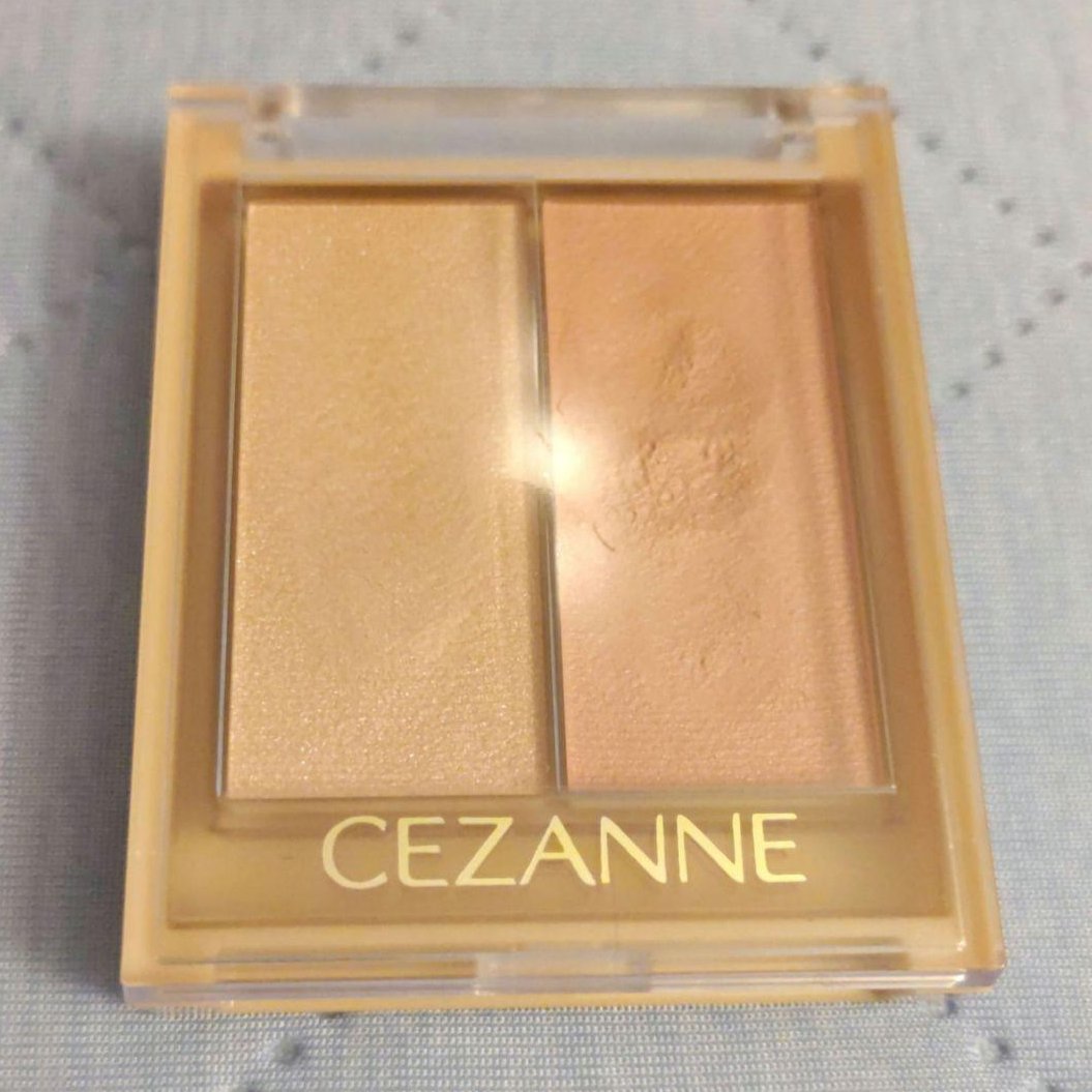 フェイスグロウカラー/CEZANNE/クリームハイライトを使ったクチコミ（1枚目）