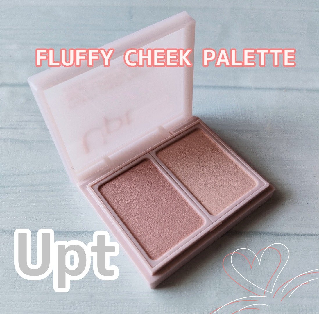 Upt FLUFFY CHEEK PALETTE  01 calm beach（カームビーチ）/Upt/パウダーチークを使ったクチコミ（1枚目）