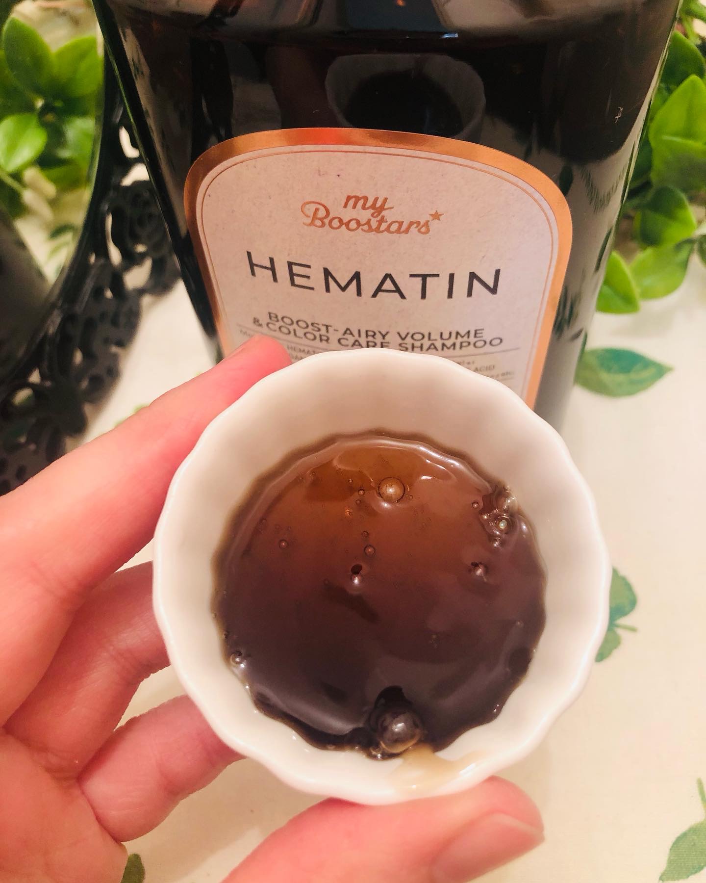 ヘマチン ブースター シャンプー /トリートメント ペアー＆ムスクの香り/マイブースターズ/市販シャンプーを使ったクチコミ（3枚目）