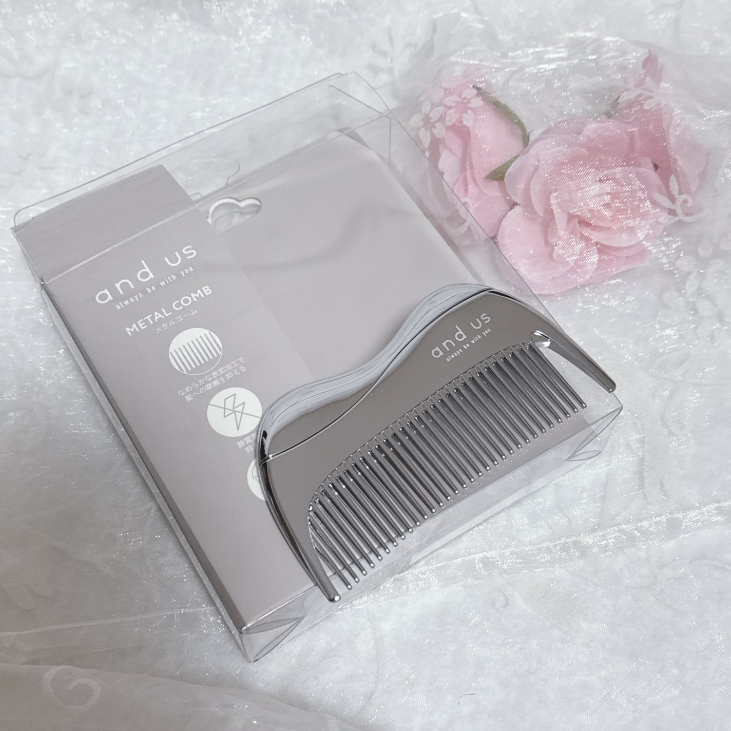 メタルコーム/3COINS/ヘアコームを使ったクチコミ(1枚目)