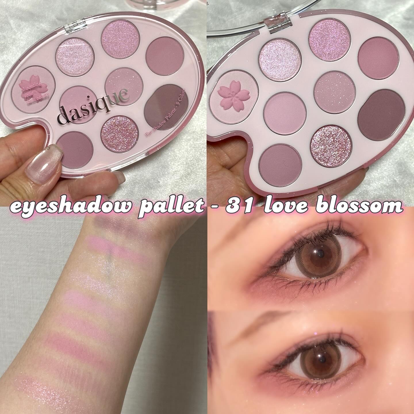 シャドウパレット/dasique/アイシャドウパレットを使ったクチコミ（2枚目）