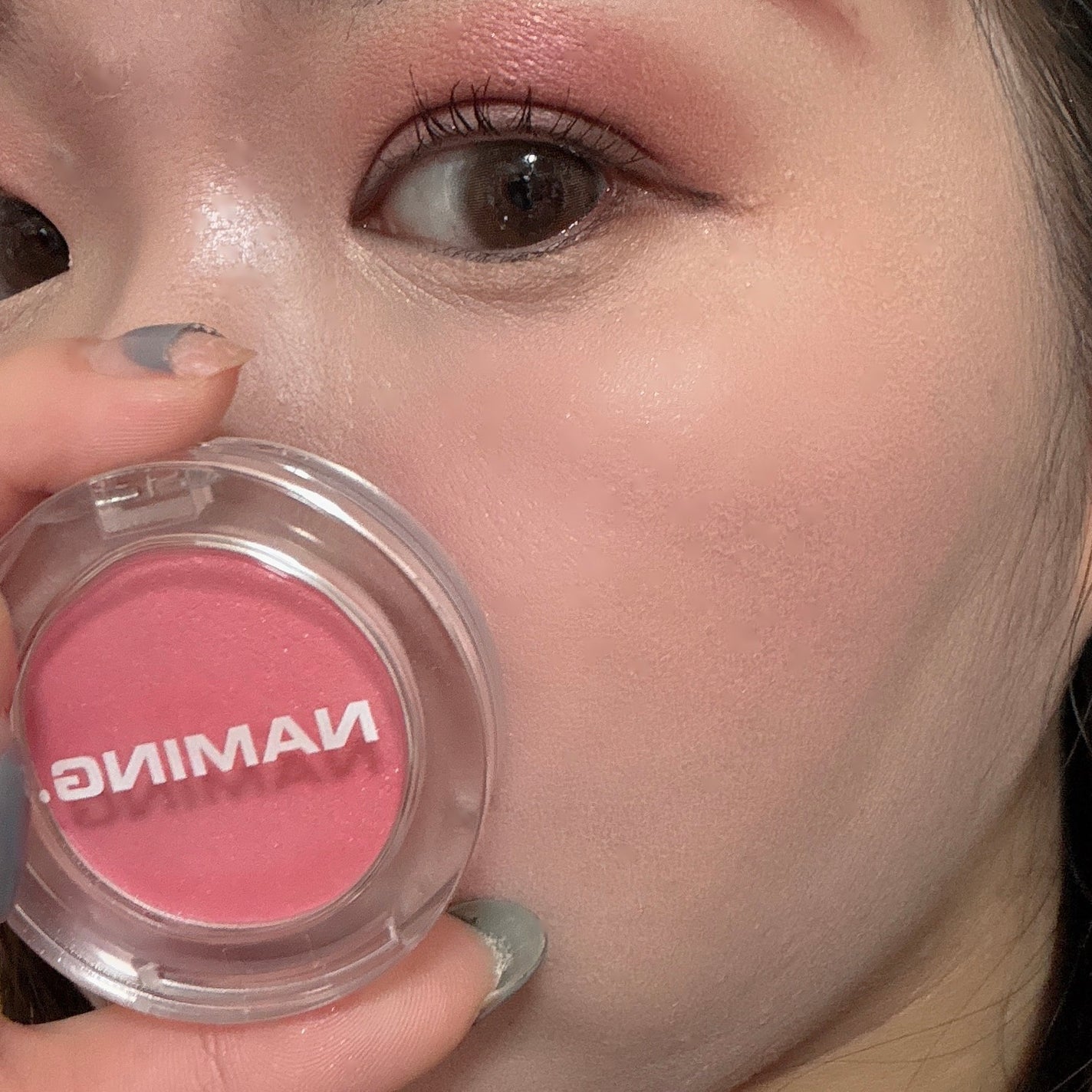 ネーミング フラッフィーパウダーブラッシュ/NAMING./パウダーチークを使ったクチコミ(5枚目)