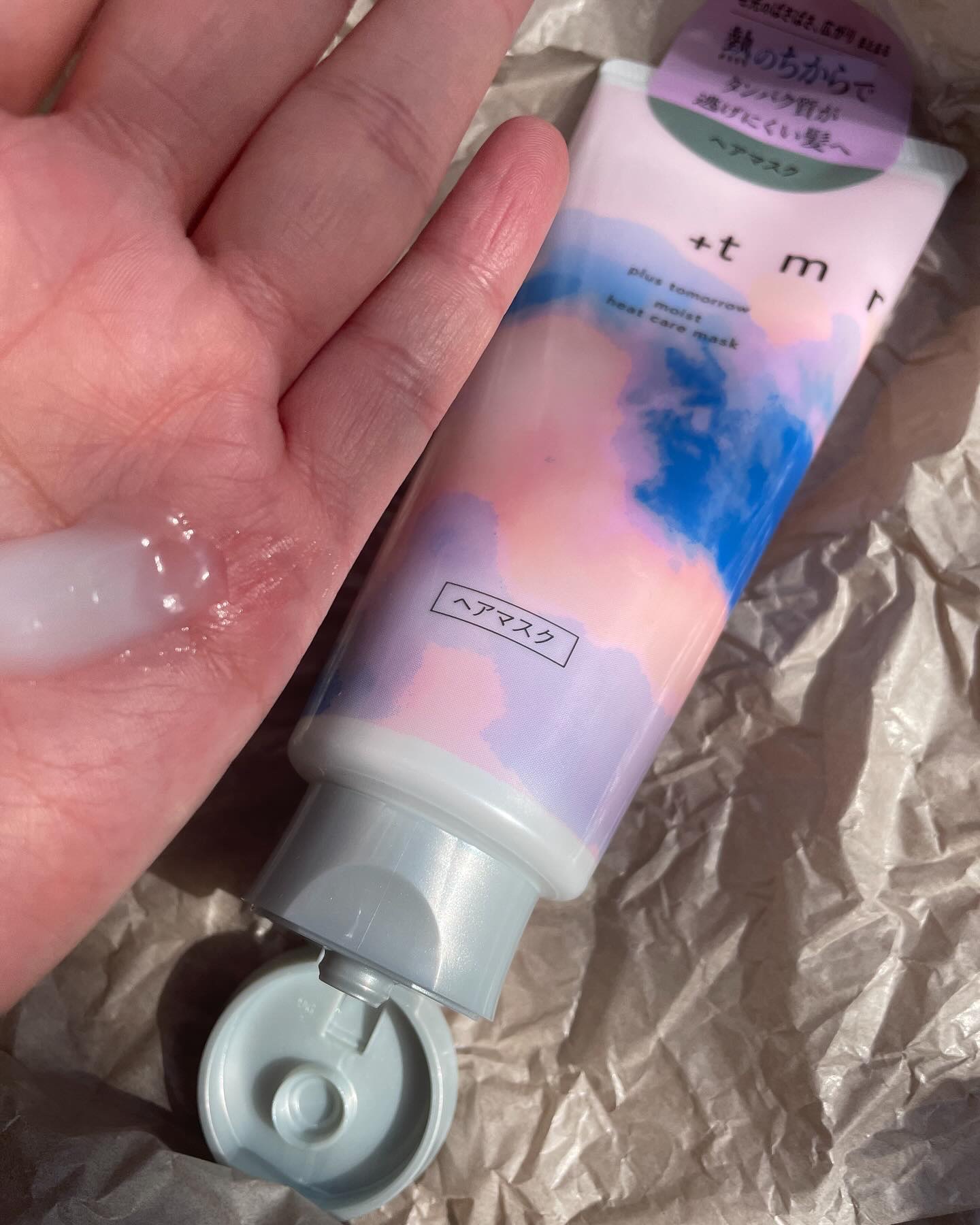 プラストゥモロー　モイスト　ヒートケアマスク/＋ｔｍｒ/ヘアマスク・ヘアパックを使ったクチコミ（2枚目）