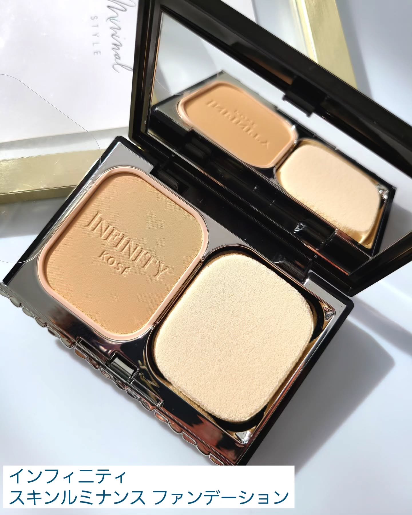 スキンルミナンス ファンデーション/インフィニティ/パウダーファンデーションを使ったクチコミ（2枚目）