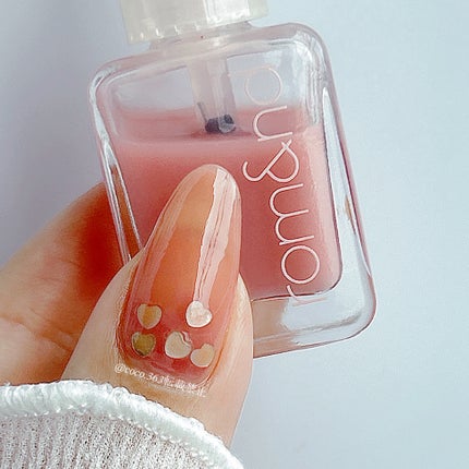 ムードペブル ネイル ハードナー 04 Berry barrier/rom&nd/マニキュアを使ったクチコミ(3枚目)