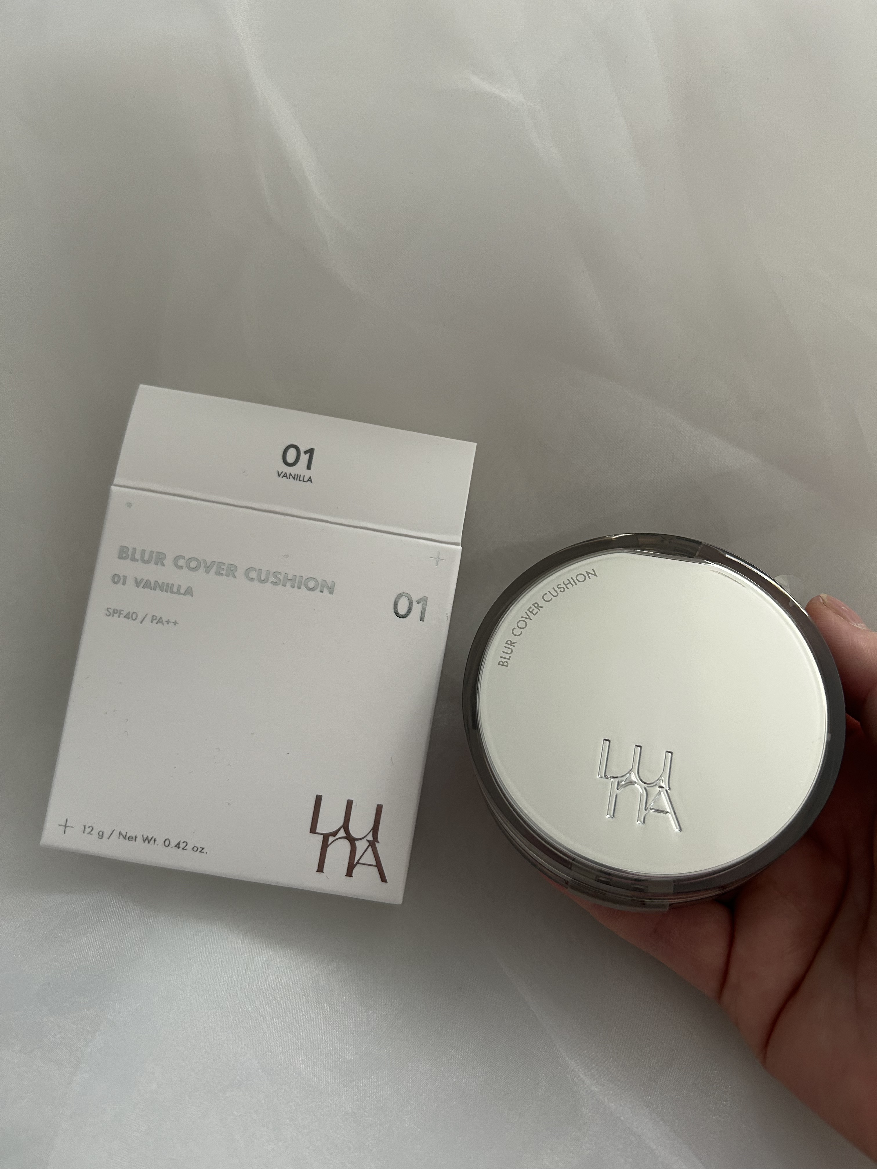 ブラーカバークッション/LUNA/クッションファンデーションを使ったクチコミ（1枚目）