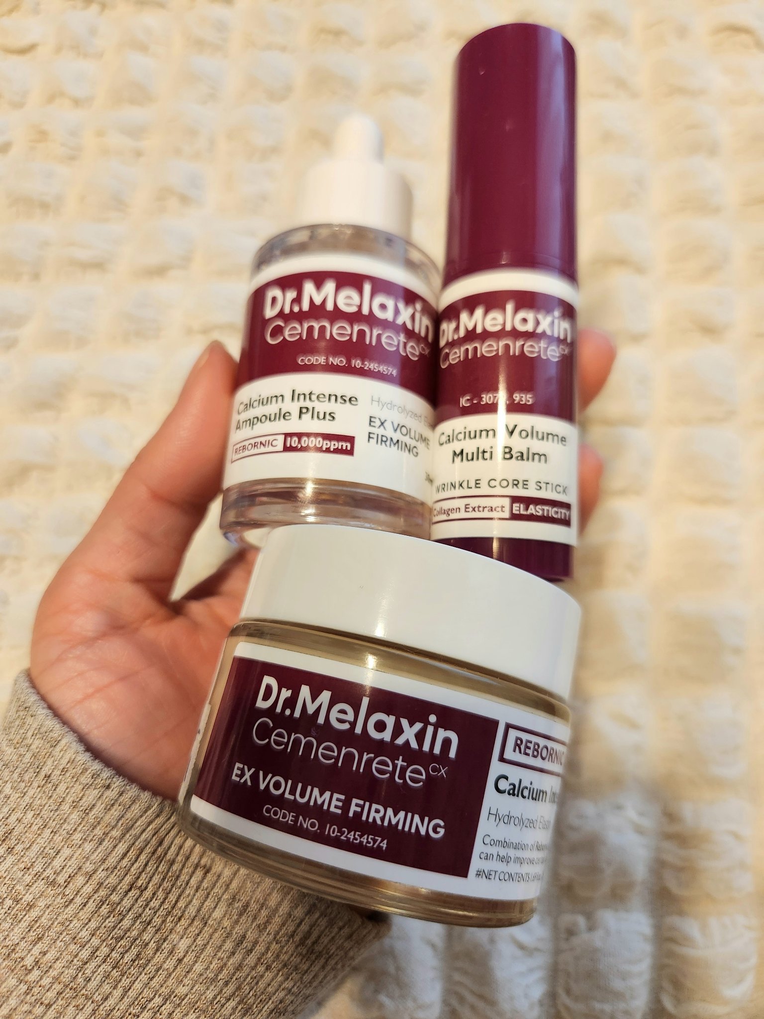 Cemenrete Calcium Intense Cream/Dr.Melaxin/フェイスクリームを使ったクチコミ（1枚目）