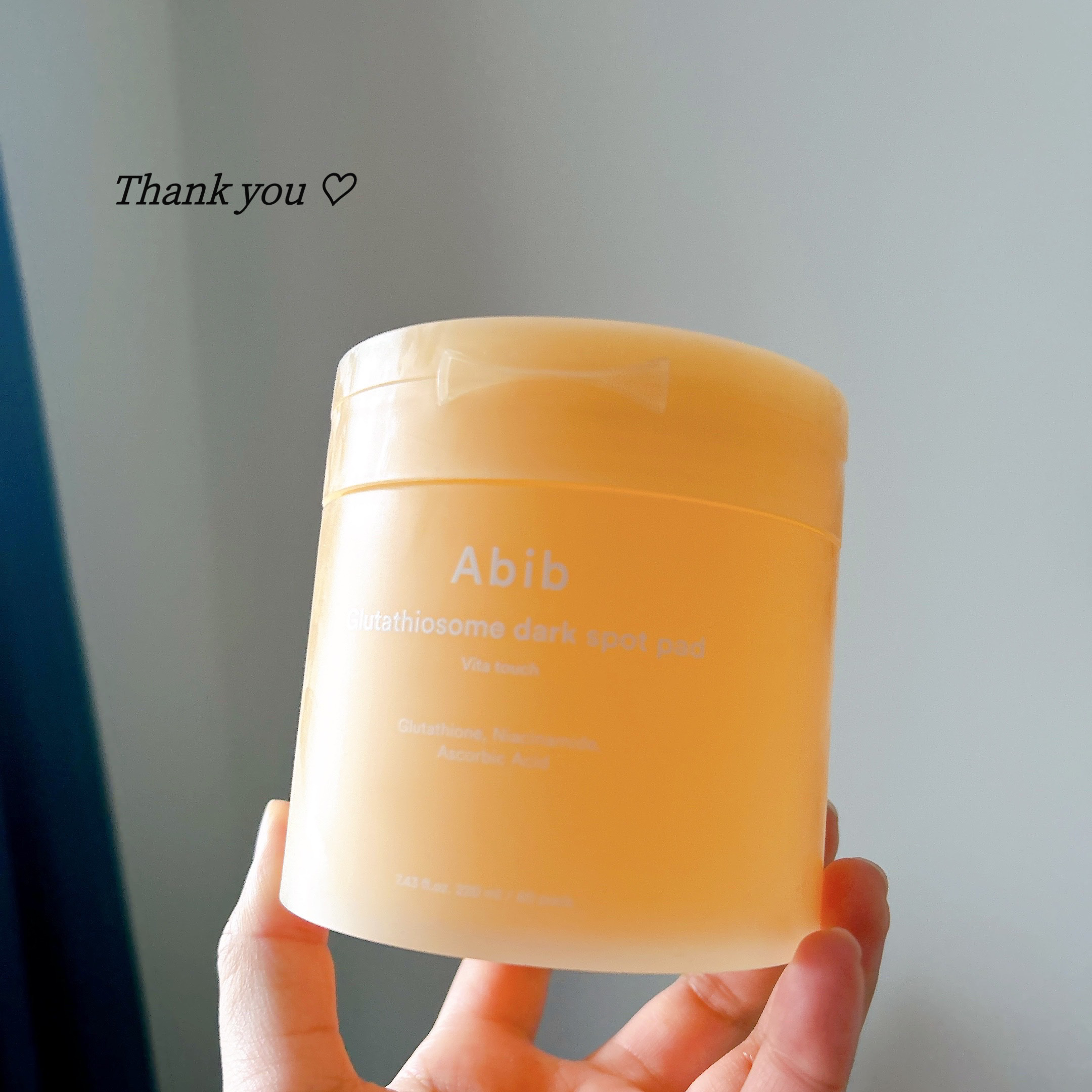 グルタチオンソームダークスポットパッドビタタッチ/Abib /トナーパッドを使ったクチコミ（1枚目）