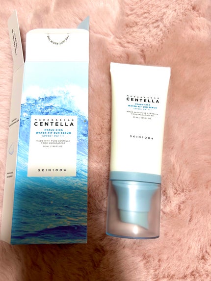 ヒアルーシカ ウォーターフィット サンセラム/SKIN1004/日焼け止めローションを使ったクチコミ(1枚目)