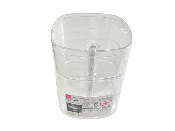 回転できる透明収納ケース / DAISO