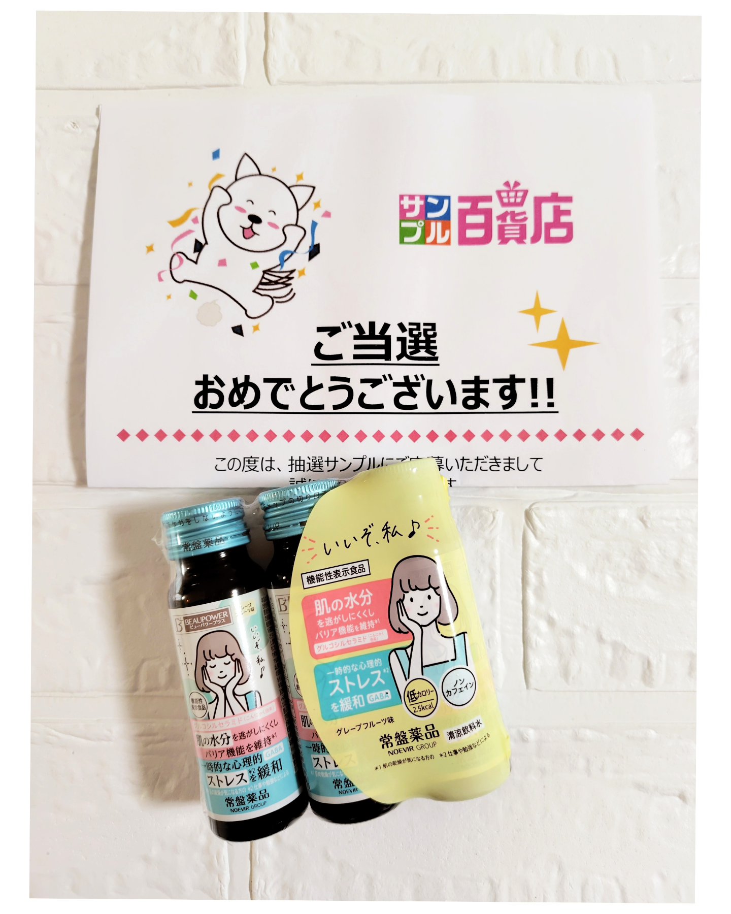 ビューパワープラス セラミド･GABA/常盤薬品/美容ドリンクを使ったクチコミ（2枚目）