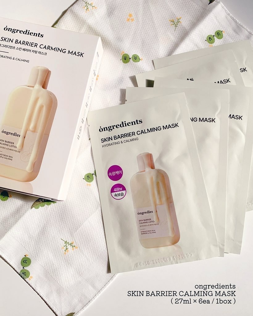 スキンバリアカーミングマスク/Ongredients/シートマスク・パックを使ったクチコミ（1枚目）