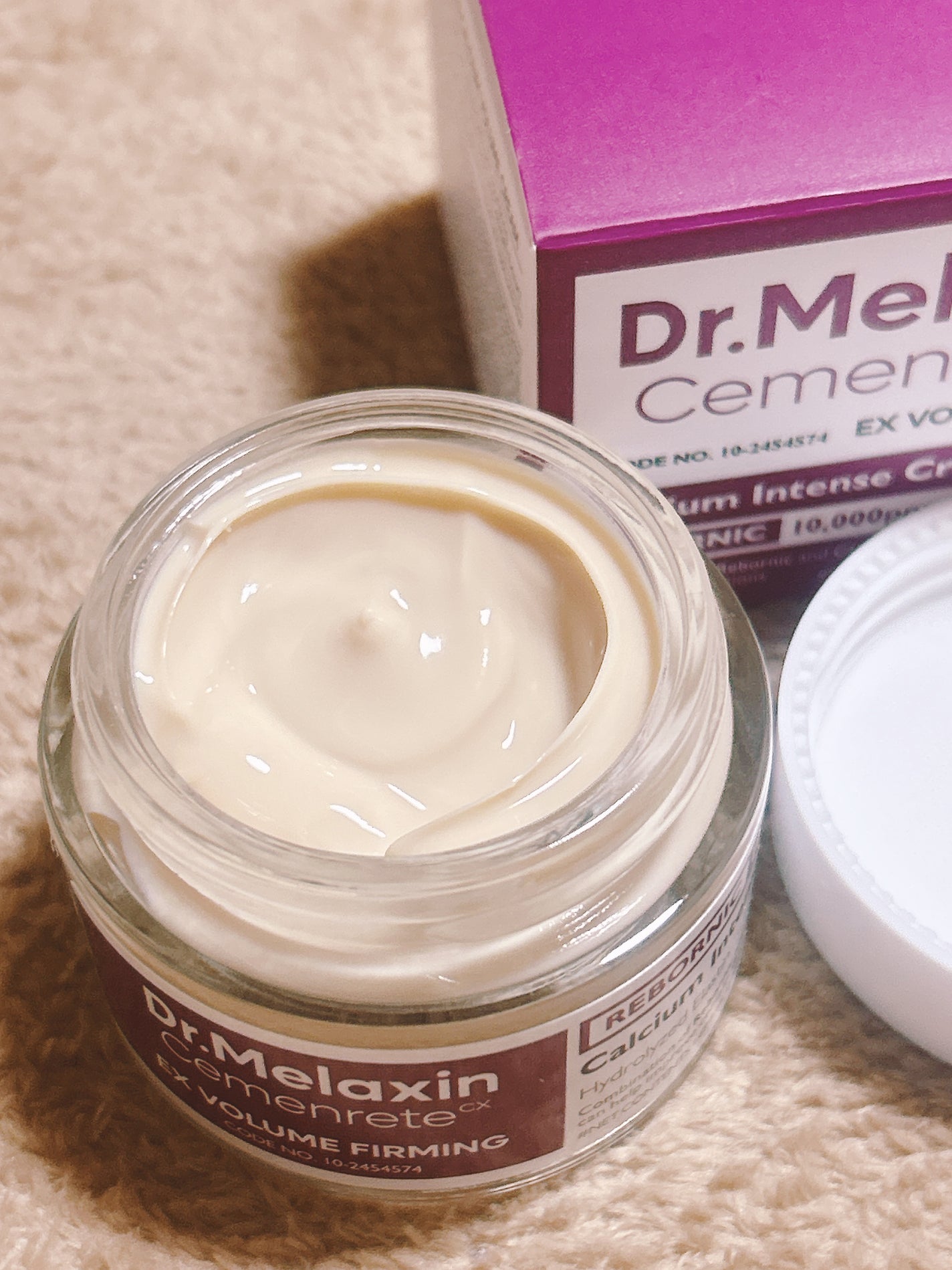 Cemenrete Calcium Intense Cream/Dr.Melaxin/フェイスクリームを使ったクチコミ(6枚目)