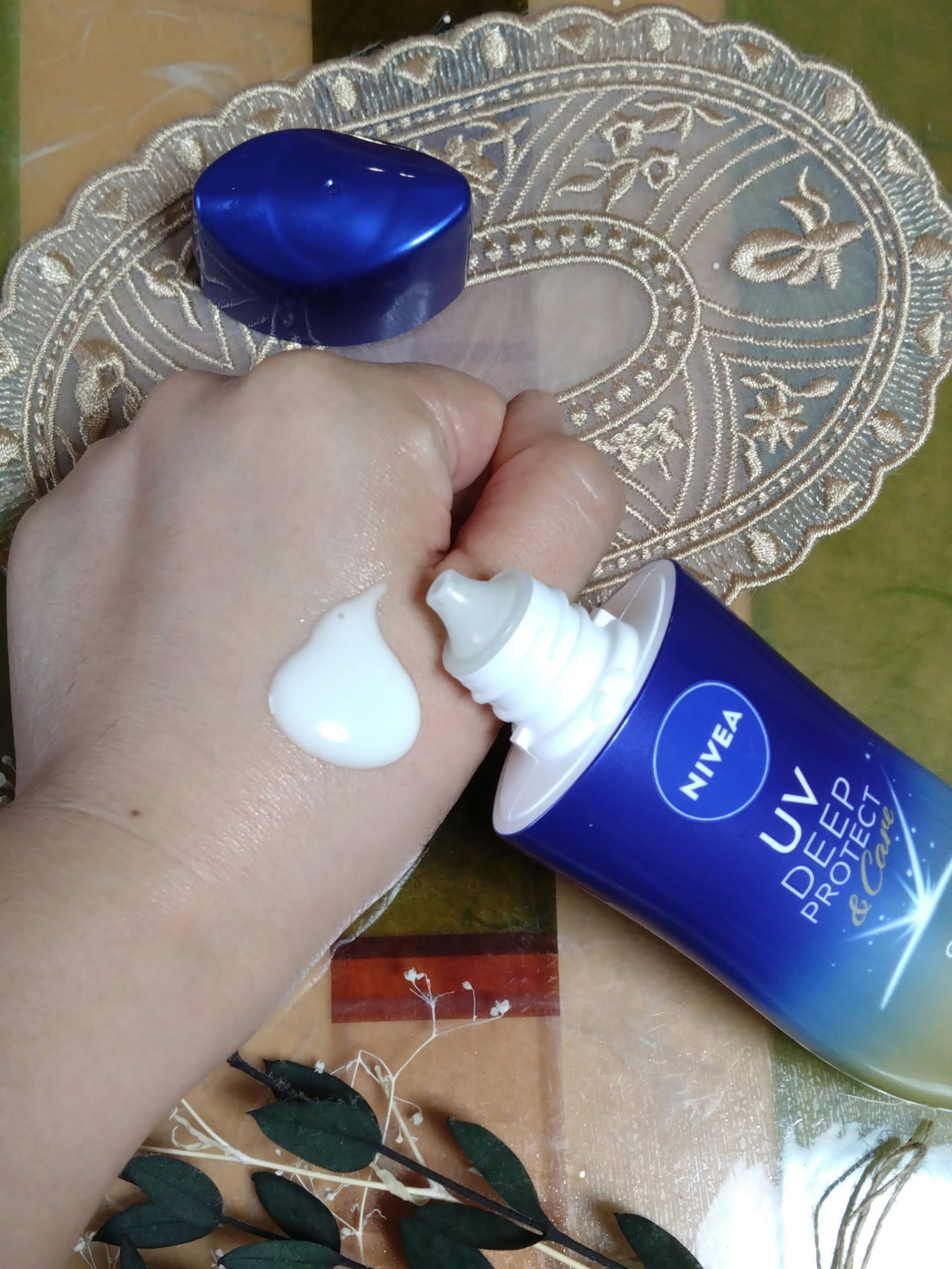 ニベアUV ディープ プロテクト＆ケア ジェル/ニベア/日焼け止めジェルを使ったクチコミ（2枚目）