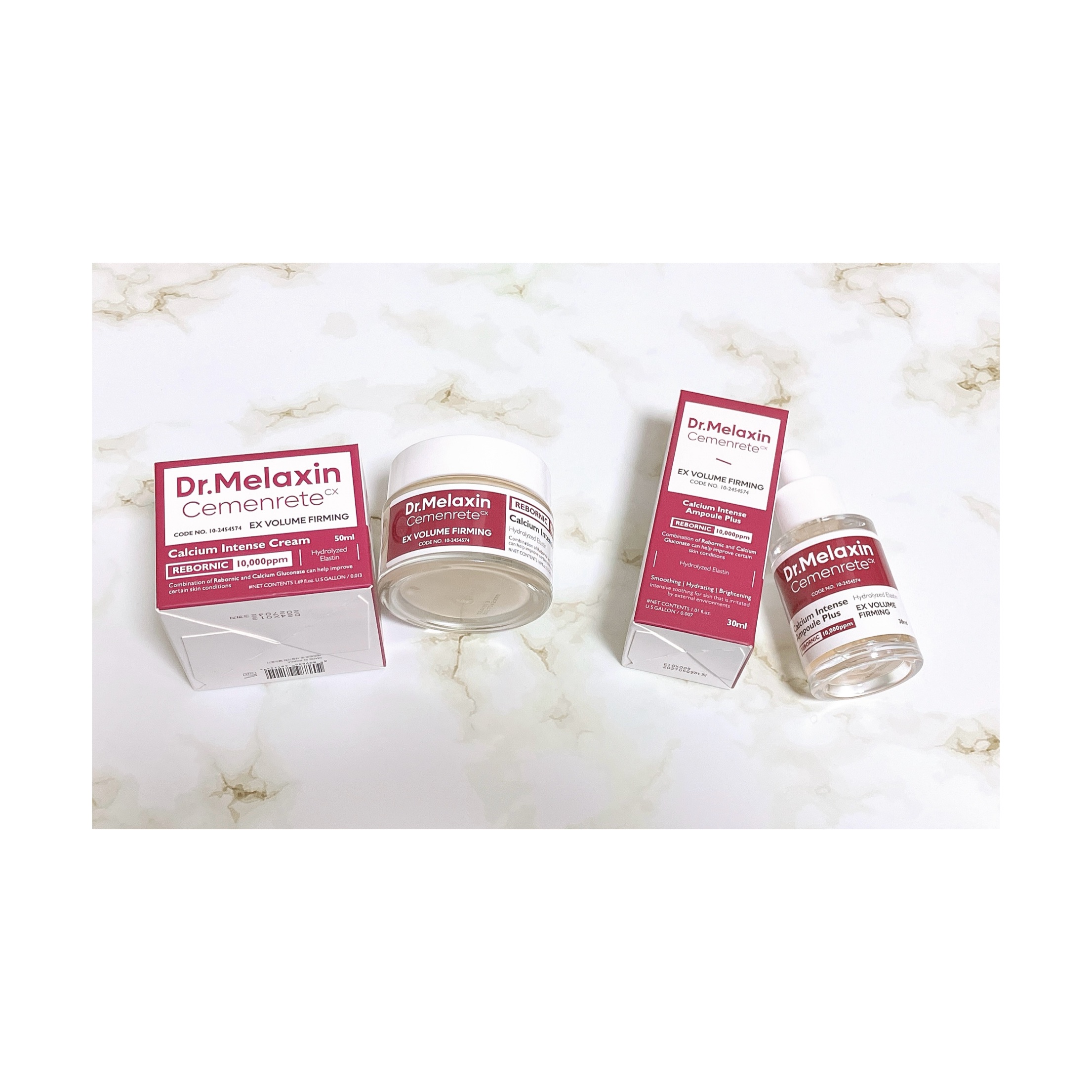 セメンリトカルシウムアンプル+セメンリトカルシウムクリーム/Dr.Melaxin/スキンケアキットを使ったクチコミ（1枚目）