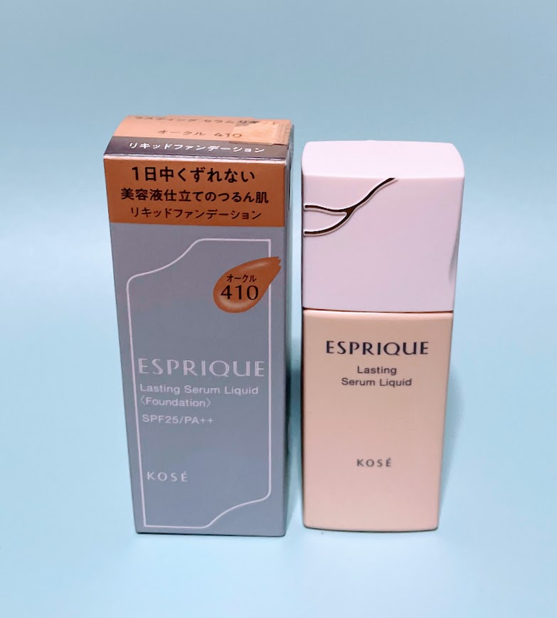 ラスティング セラム リキッド OC-410 オークル/ESPRIQUE/リキッドファンデーションを使ったクチコミ（1枚目）