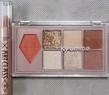 KM マルチパーパスパレット/DAISO/アイシャドウパレットを使ったクチコミ(2枚目)