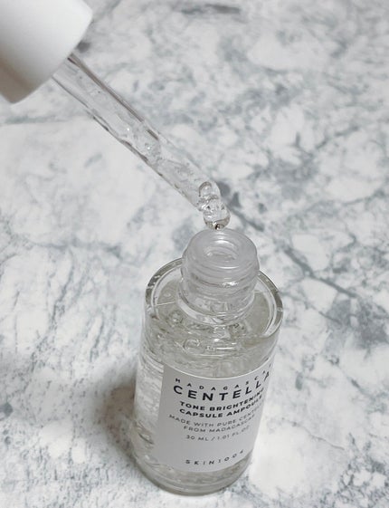 トーンブライトニング カプセルアンプル/SKIN1004/美容液を使ったクチコミ(3枚目)