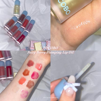ジューシーベリープランピングリップオイル/TOCOBO/リップグロスを使ったクチコミ(1枚目)