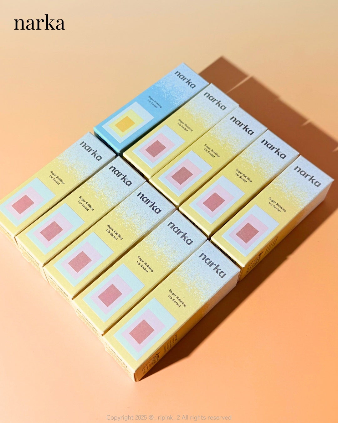 シュガーラビングリップソルベ/narka/リップスクラブを使ったクチコミ(7枚目)