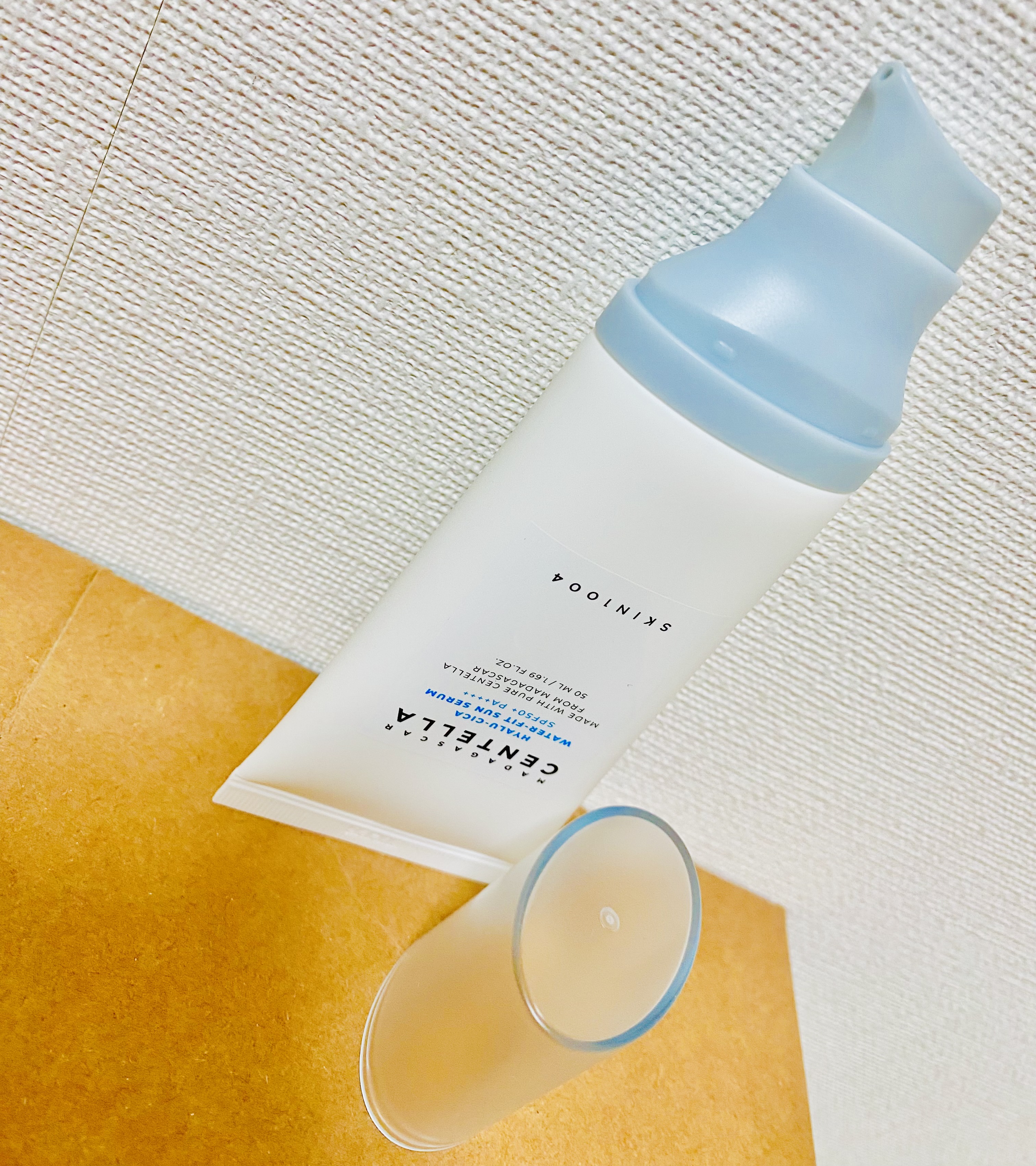 ヒアルーシカ ウォーターフィット サンセラム/SKIN1004/日焼け止めローションを使ったクチコミ（2枚目）