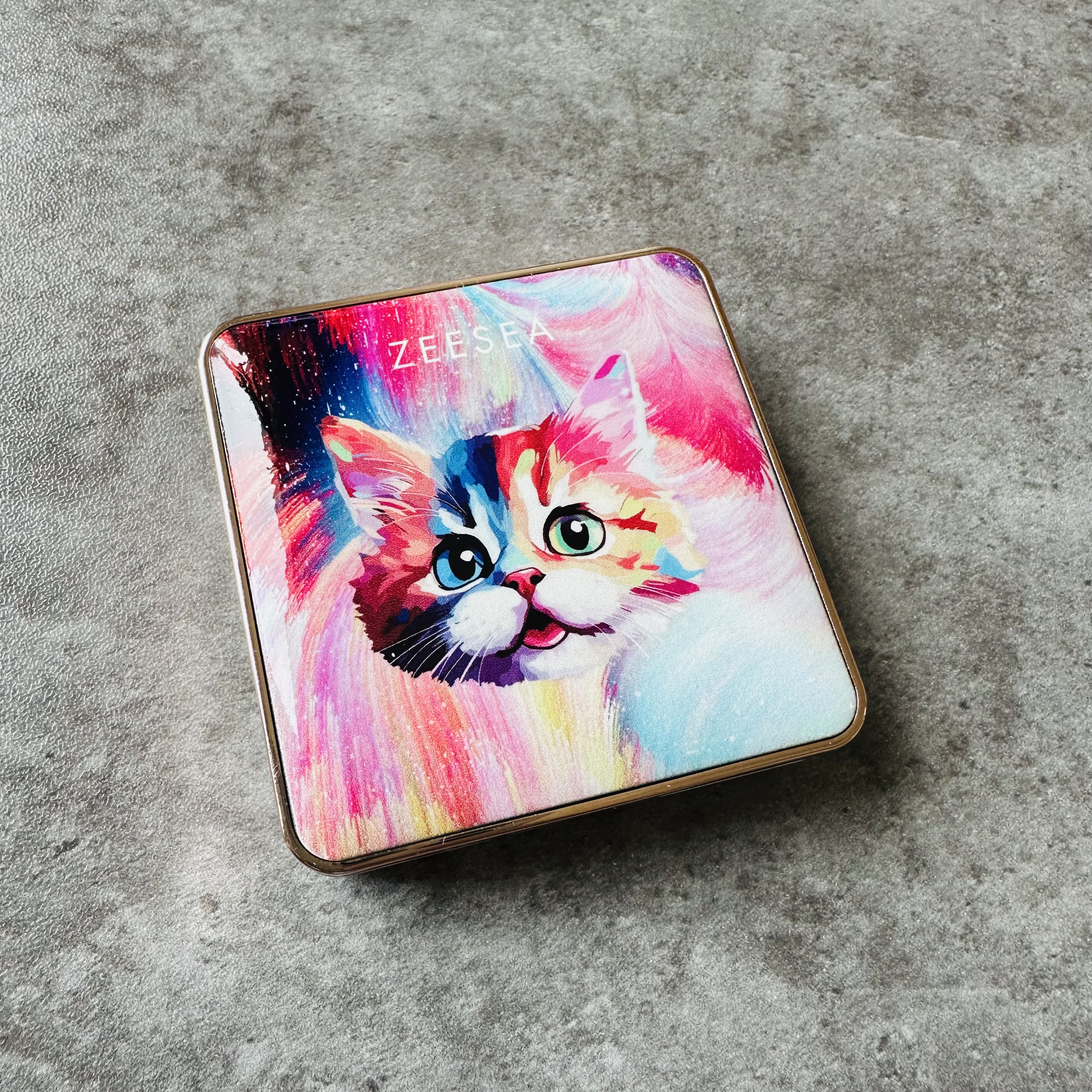 アニマルアイシャドウ(4シェード) 02 ローズ/ZEESEA/アイシャドウパレットを使ったクチコミ（2枚目）