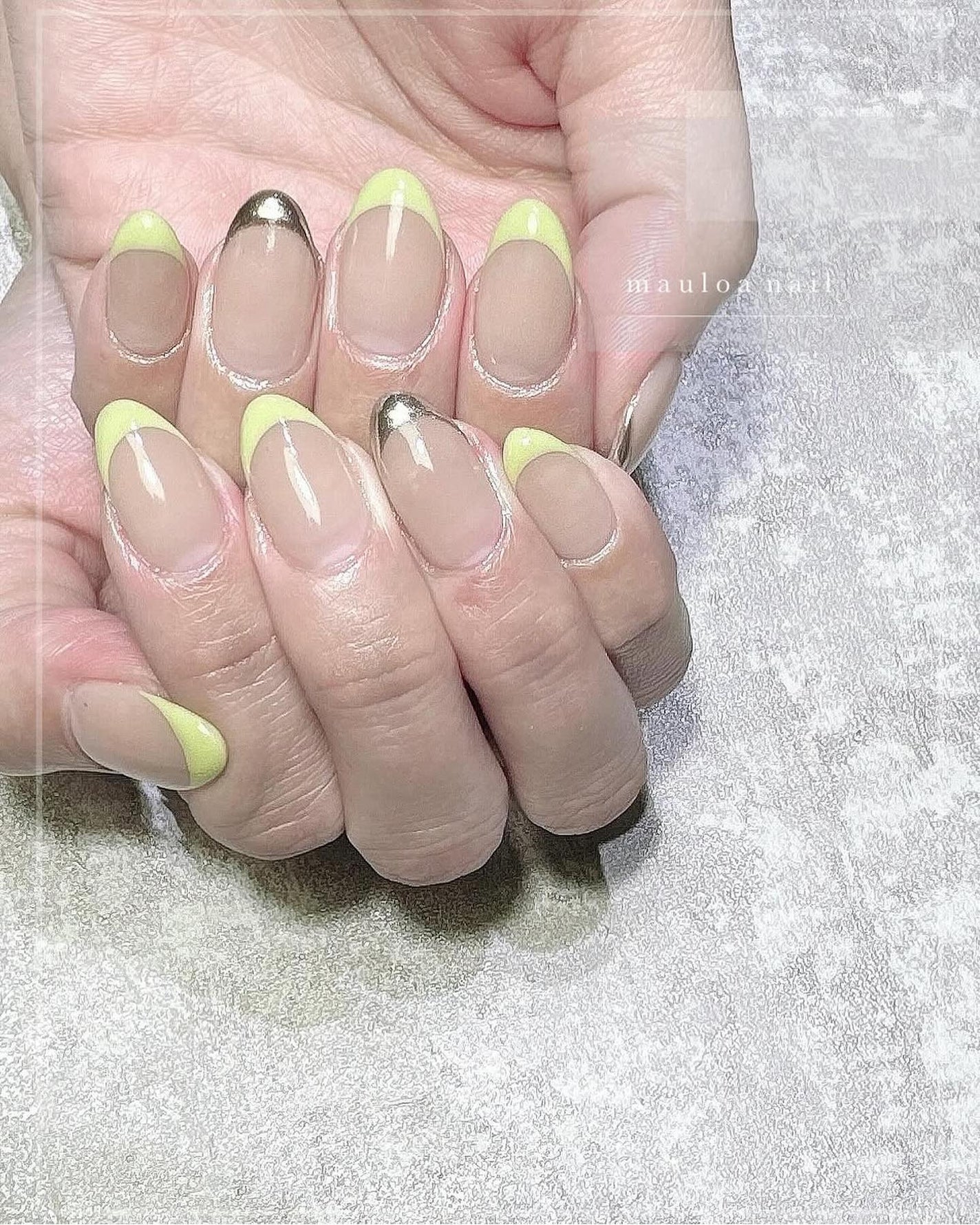 mauloa_nail on LIPS 「・♡♡♡・ネイルやり方動画fantistにて多数更新してます☺..」(1枚目)