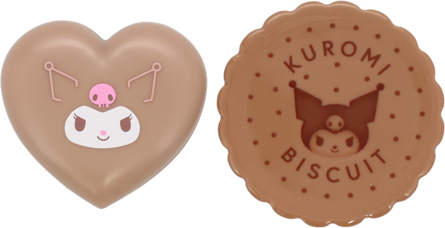 ミニおさら風マスコット付きマカロンリップクリーム ミルクの香り クロミ