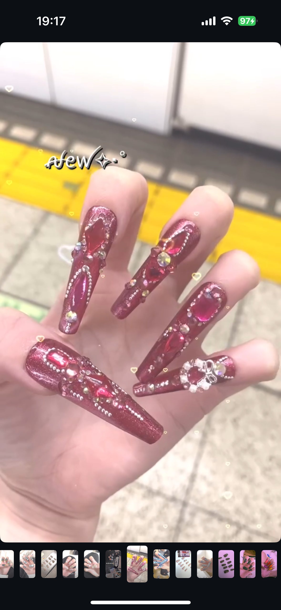 匿名希望 on LIPS 「お気に入りのセルフネイル💅✨️#セルフネイル#SHEIN#10..」(2枚目)