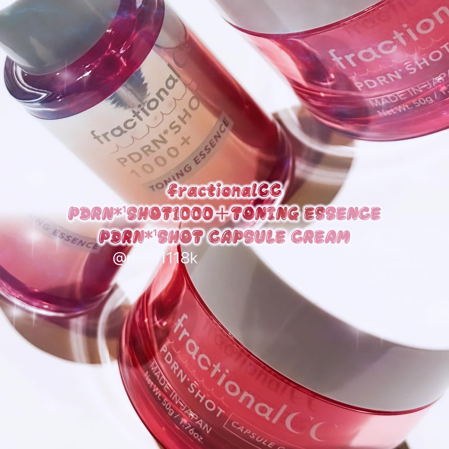 PDRNショット カプセルクリーム/fractionalCC/フェイスクリームを使ったクチコミ（1枚目）
