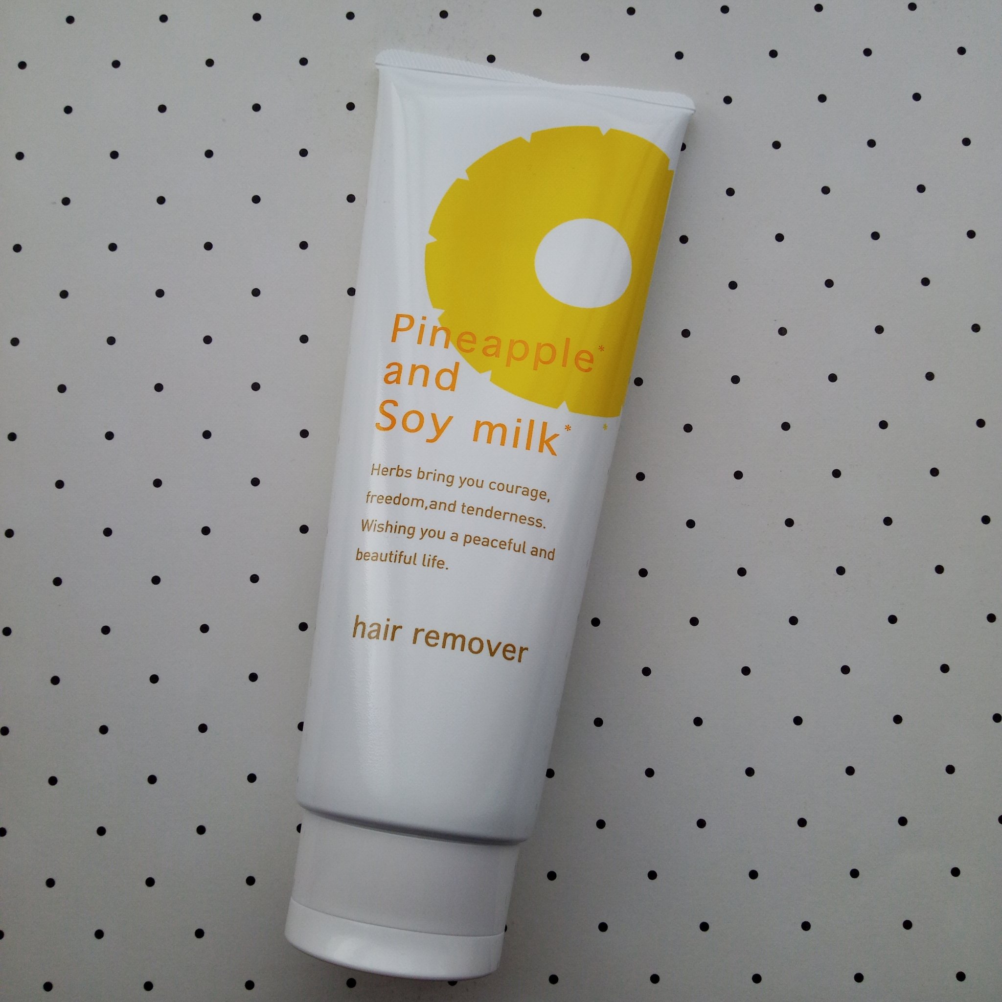 パイナップル豆乳除毛クリーム/鈴木ハーブ研究所/除毛クリームを使ったクチコミ（1枚目）