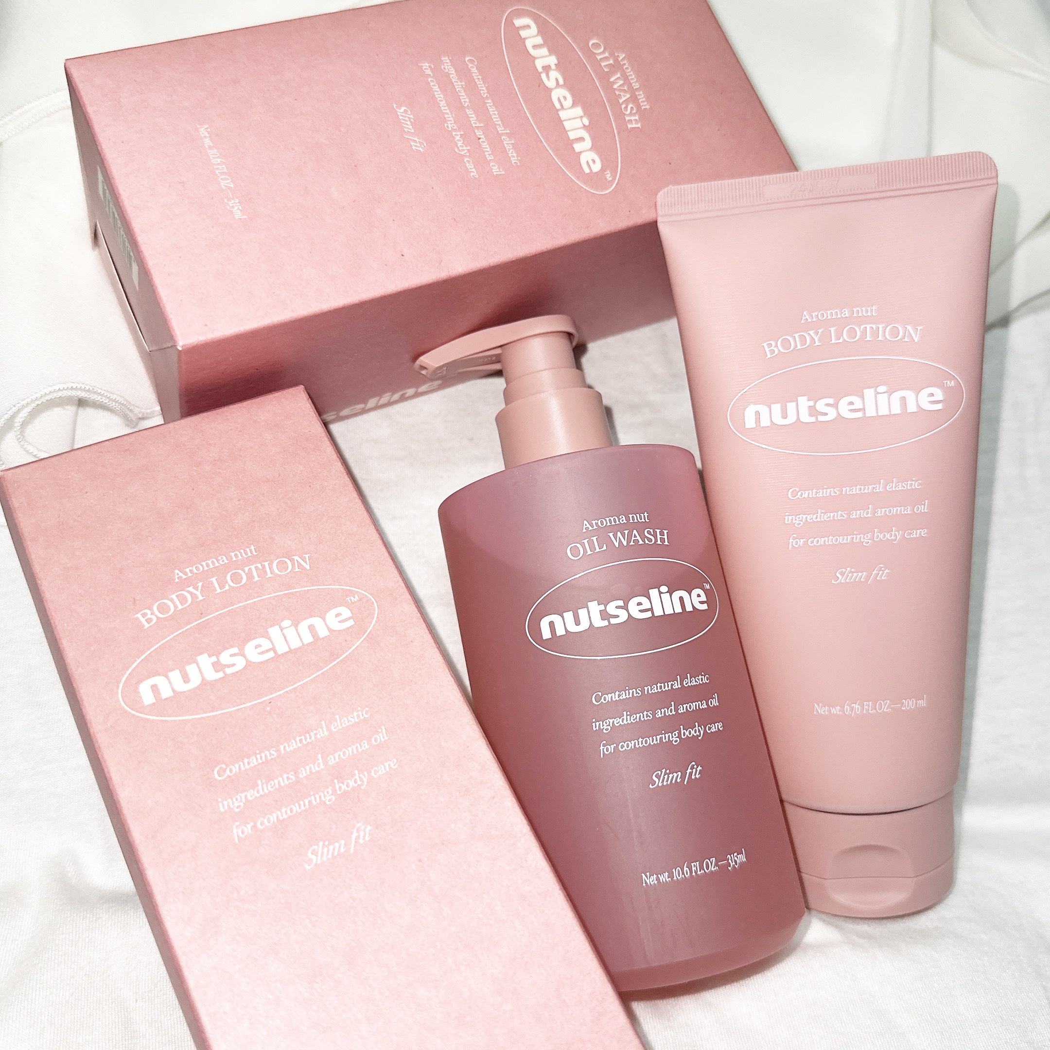 アロマナッツスリムフィットボディローション/nutseline/レッグ・フットケアを使ったクチコミ（1枚目）