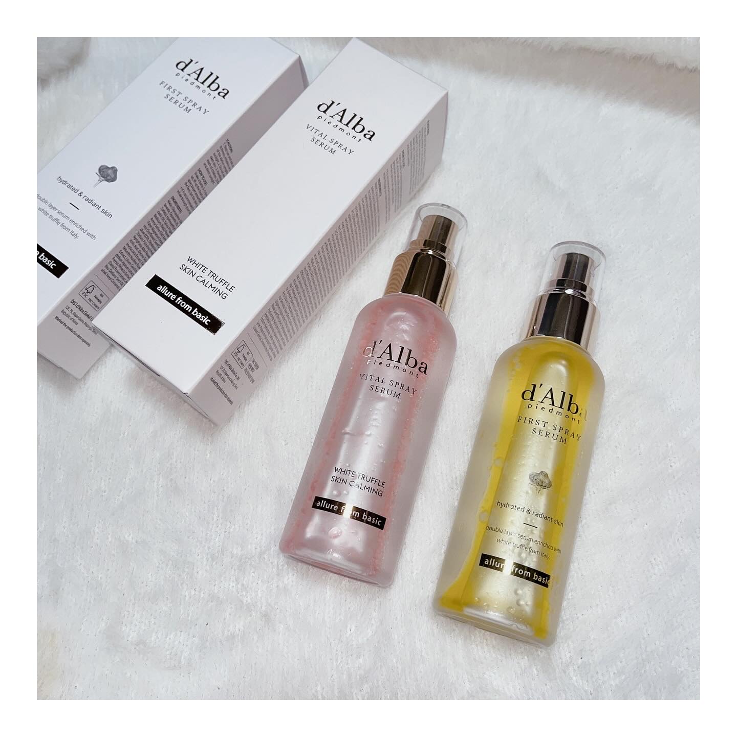 ダルバ ホワイトトリュフファーストスプレーセラム/ダルバ/ミスト状化粧水を使ったクチコミ（1枚目）
