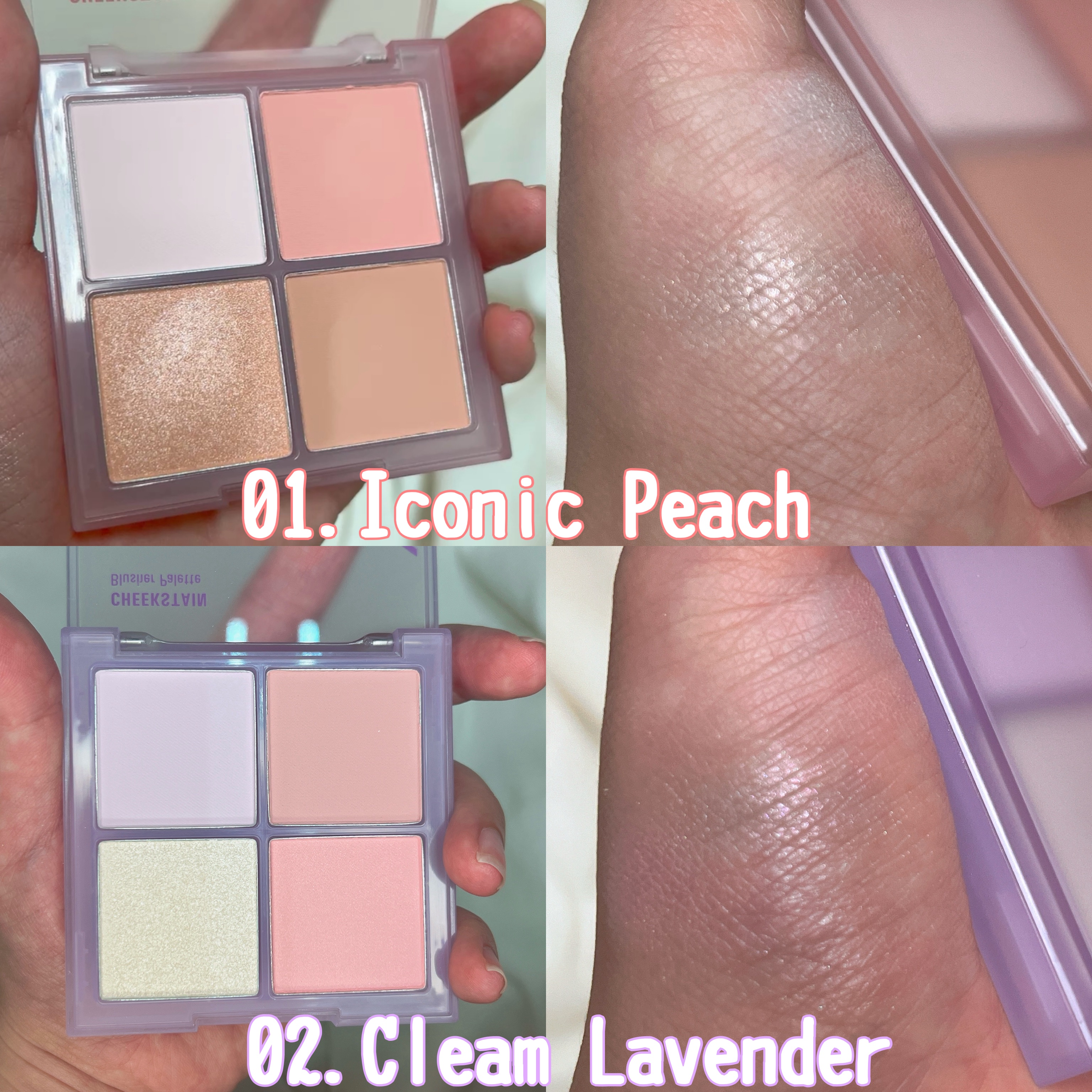 VDL チークステイン ブラッシャー パレット/VDL/パウダーチークを使ったクチコミ（2枚目）