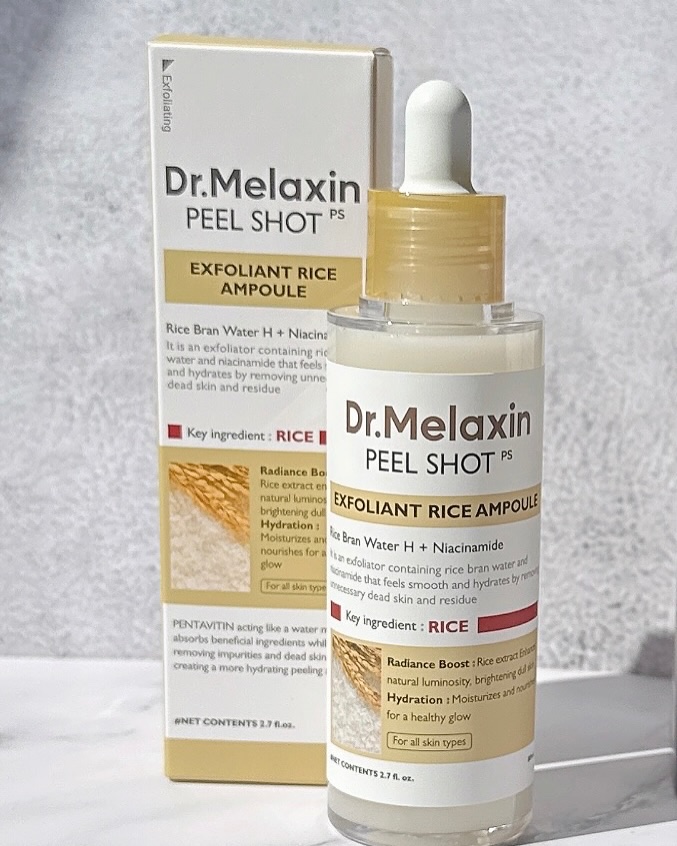 白米ピールショットゴマージュアンプル/Dr.Melaxin/美容液を使ったクチコミ（2枚目）