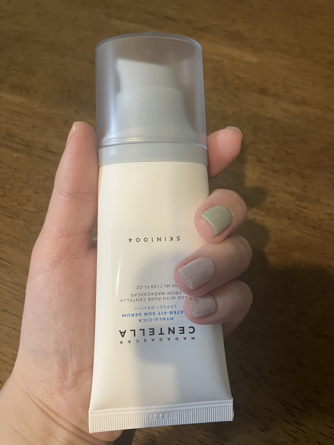 ヒアルーシカ ウォーターフィット サンセラム/SKIN1004/日焼け止めローションを使ったクチコミ（2枚目）