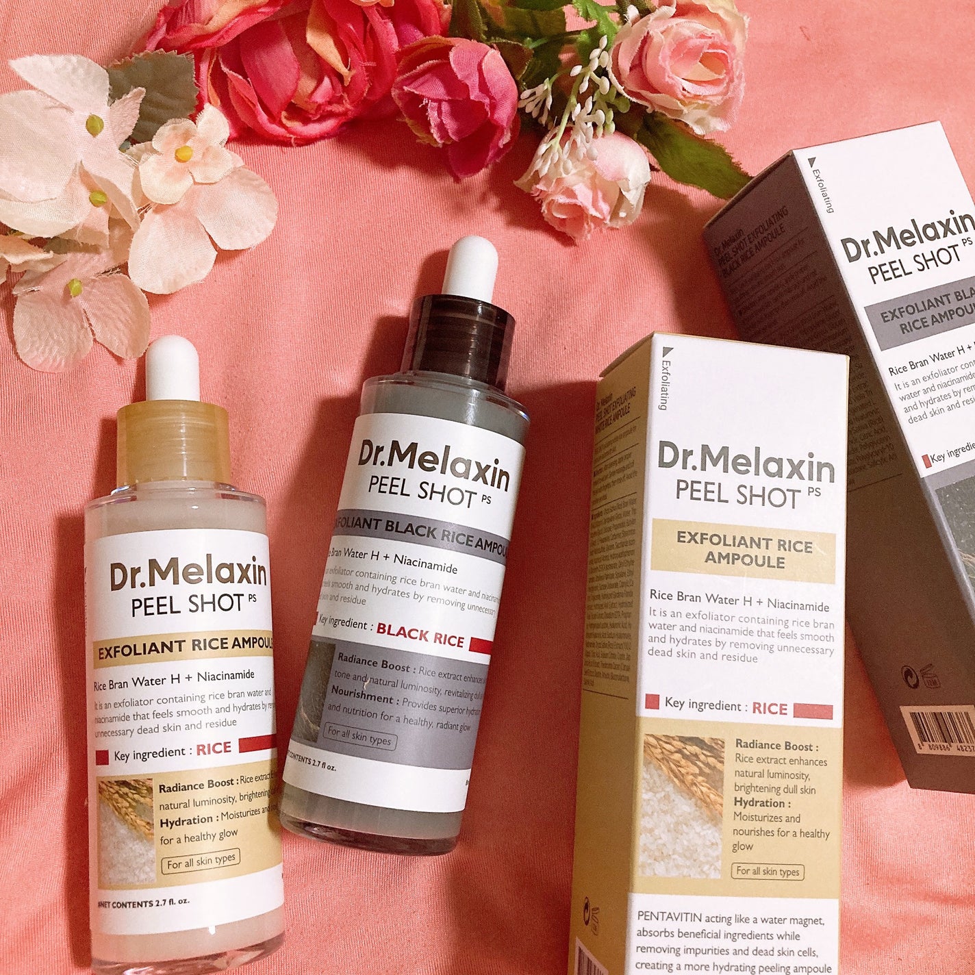 白米ピールショットゴマージュアンプル/Dr.Melaxin/美容液を使ったクチコミ(1枚目)