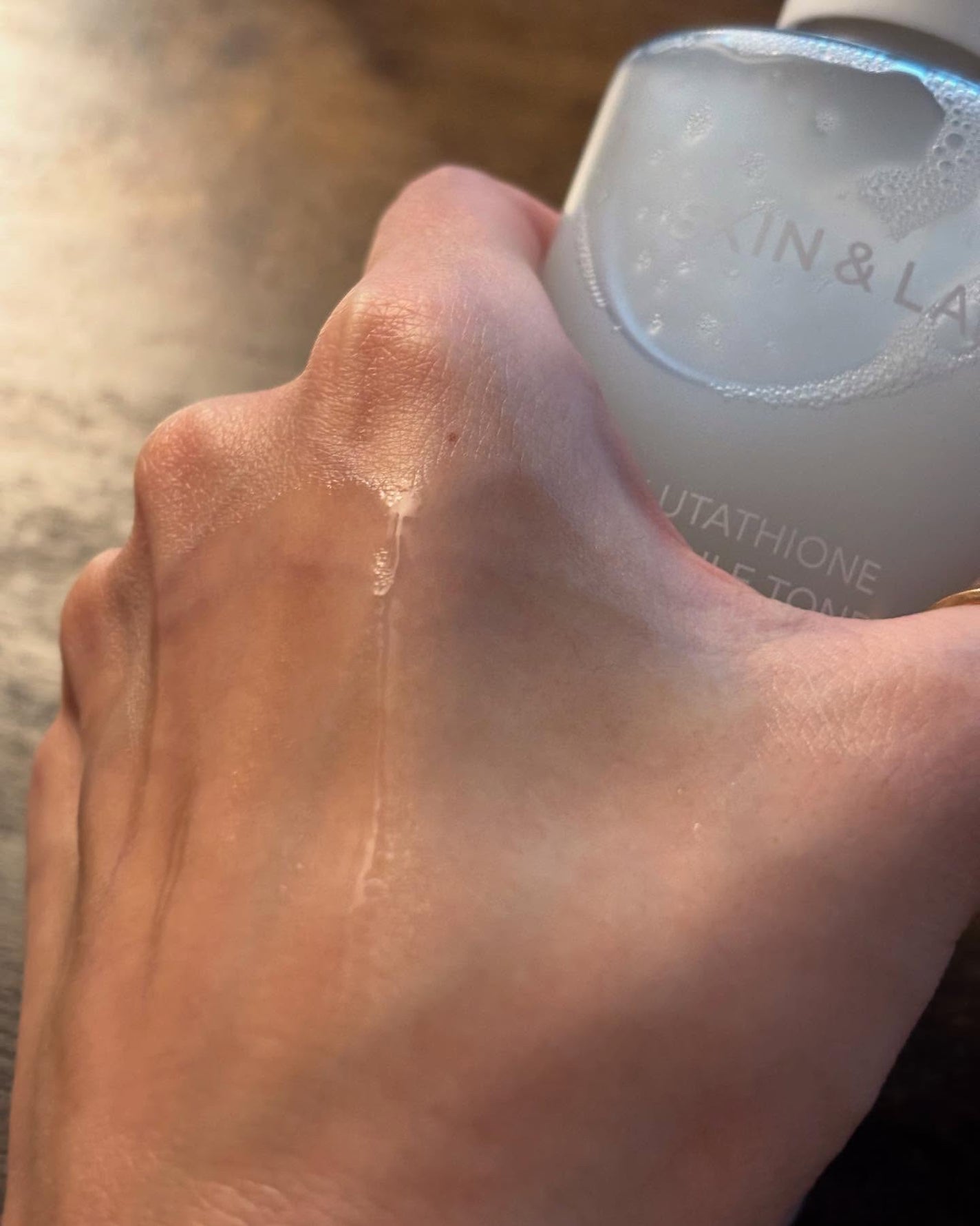 グルタチオンアンプルトナー/SKIN&LAB/化粧水を使ったクチコミ(2枚目)