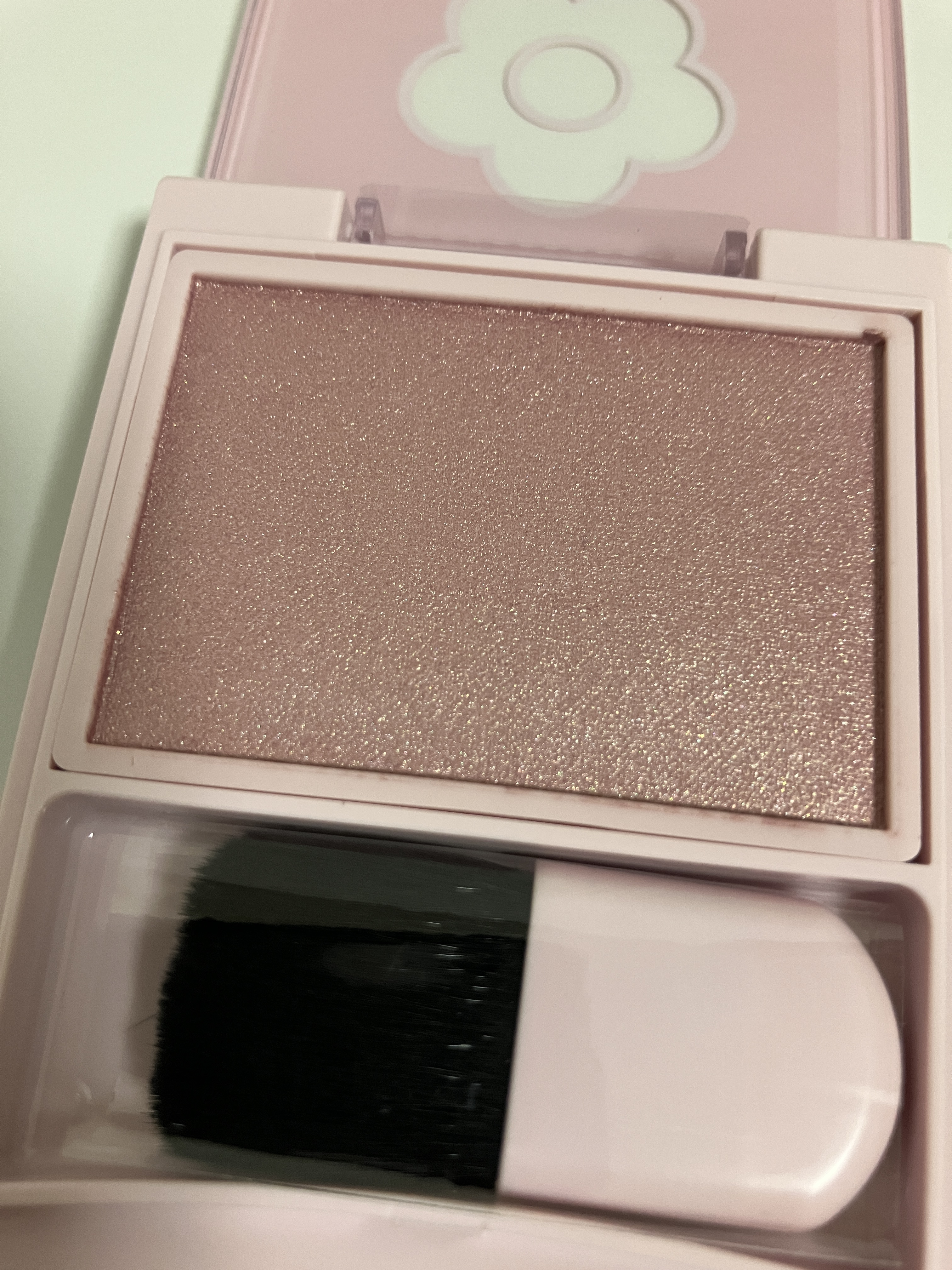 パウダーブラッシュ R-01 アップルキャンディ/DAISY DOLL by MARY QUANT/パウダーチークを使ったクチコミ（2枚目）