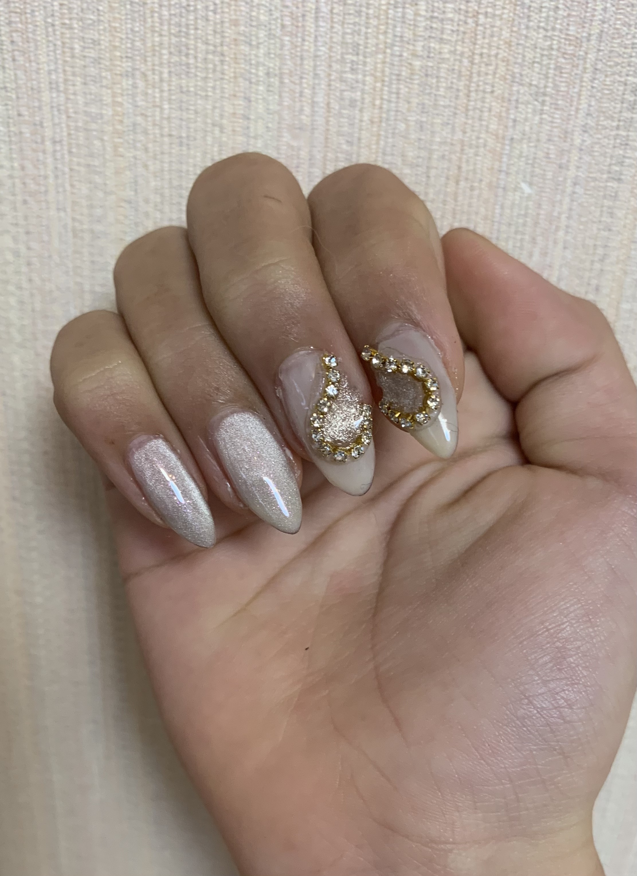 ジェルネイル（ライト対応）/セリア/ジェルネイルを使ったクチコミ（2枚目）